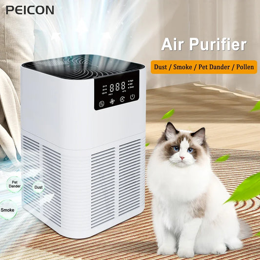 Air Purifier Portable Desktop Air Freshener For Home Allergies and Pets Hair