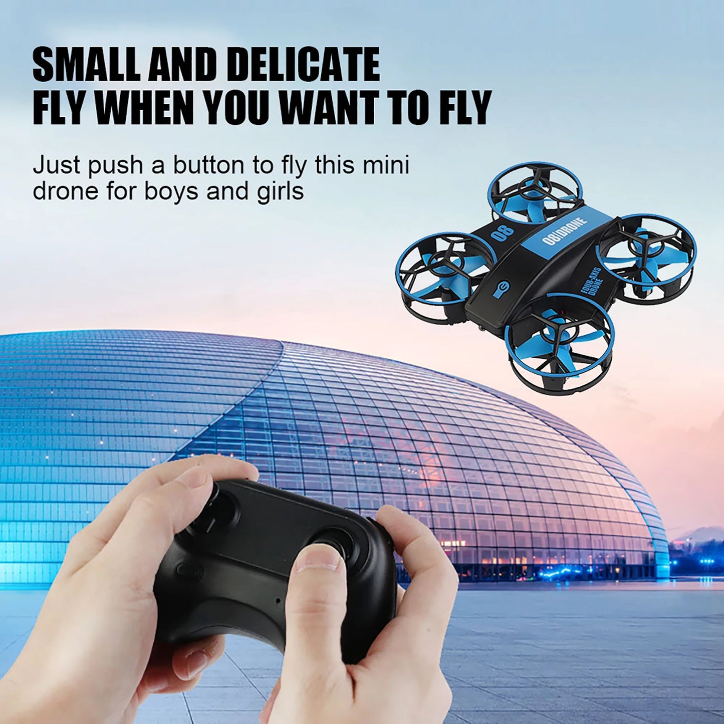 Mini RC Drone Helicopter Altitude Hold Quadcopter