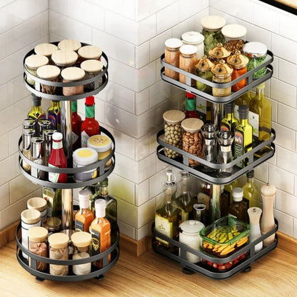 360°Rotation Spice Rack