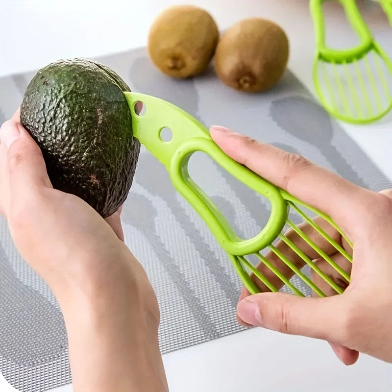 Multifunctional 3 in 1 Avocado Slicer