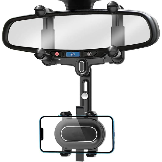 Large Rearview Mirror Phone Holder