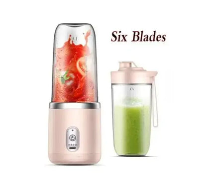 Portable Blender Bottle Electric 6 Blades Multifunction