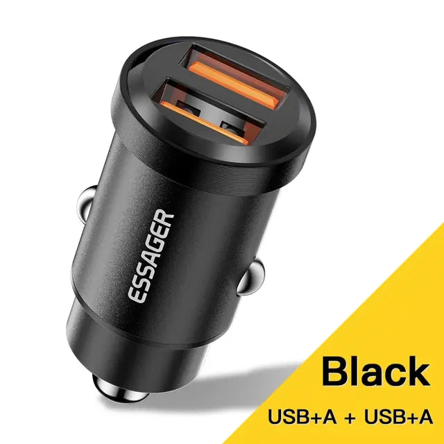 Essager 30W 5A QC PD 3.0 SCP USB Car Charger