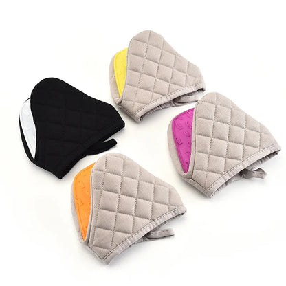 1PC Silicone Anti-scalding Oven Gloves Mitts Potholder Kitchen