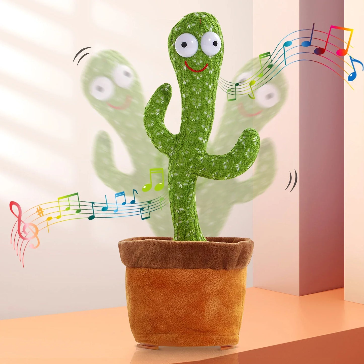 Dancing Cactus Repeat Talking Toy Electronic Plush Toys