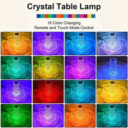 Rechargeable 16 Colors RGB Rose LED