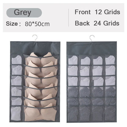 Non-Woven Double-Sided Underwear Storage Bag Wardrobe