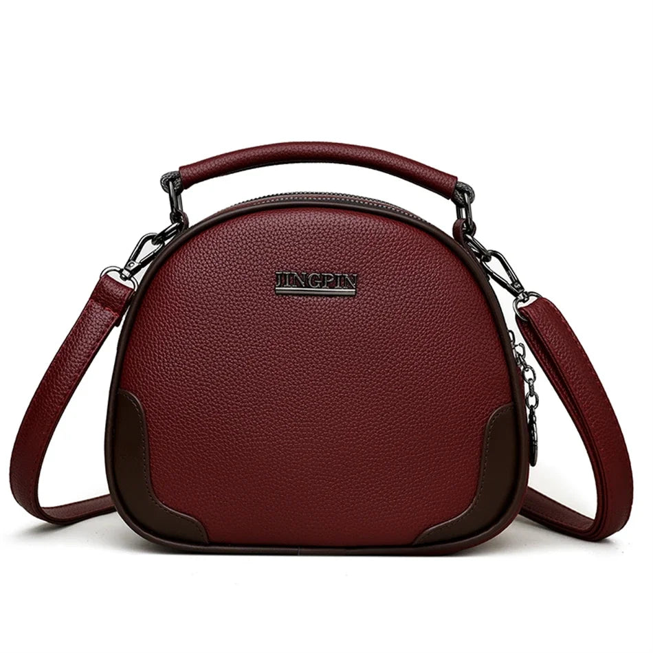 2023 Trendy High-quality Soft Leather Shoulder Crossbody