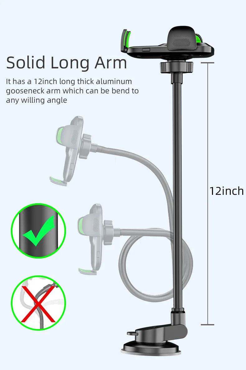 Cell Phone Holder Car, Windshield/Dashboard/Window