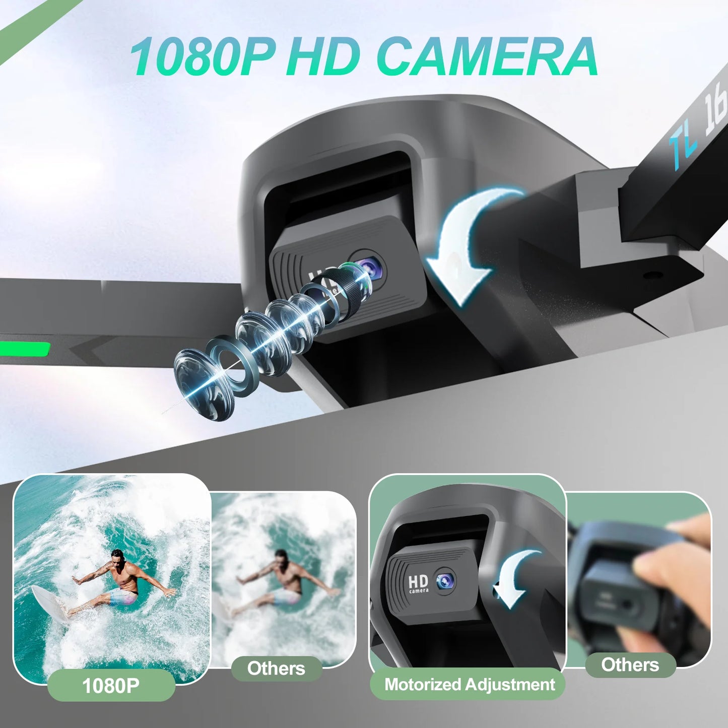 TL16 Drone 1080P HD Camera