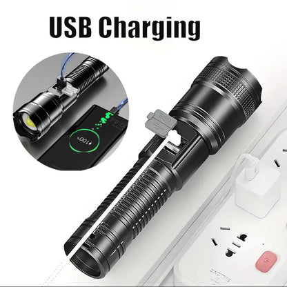 Super Bright Flashlight Built-in Battery