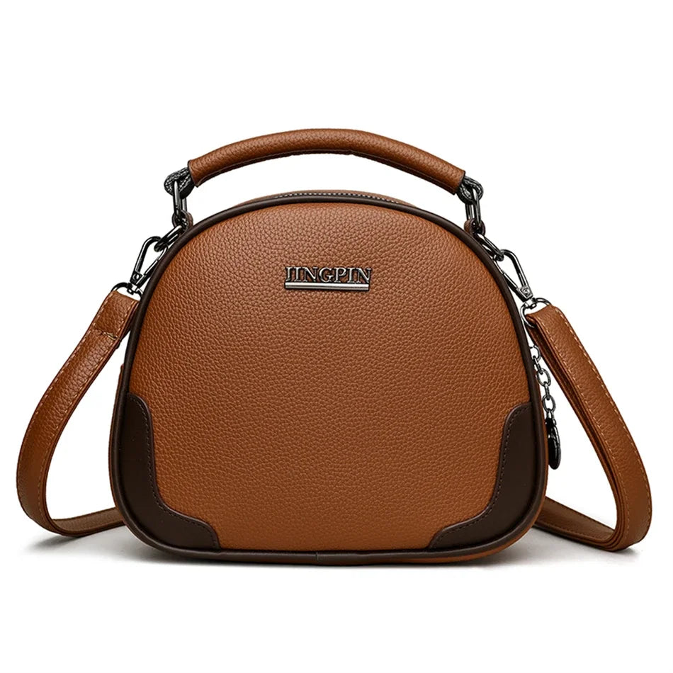 2023 Trendy High-quality Soft Leather Shoulder Crossbody