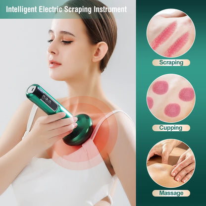 Electric Cupping Massager Vacuum Suction Cup GuaSha