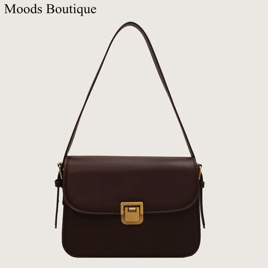 MOODS Retro Shoulder Bags For Women 2023 New Designer