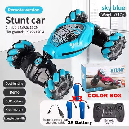 4WD RC Drift Car With Music Led Lights 2.4G Gesture Radio Remote Control