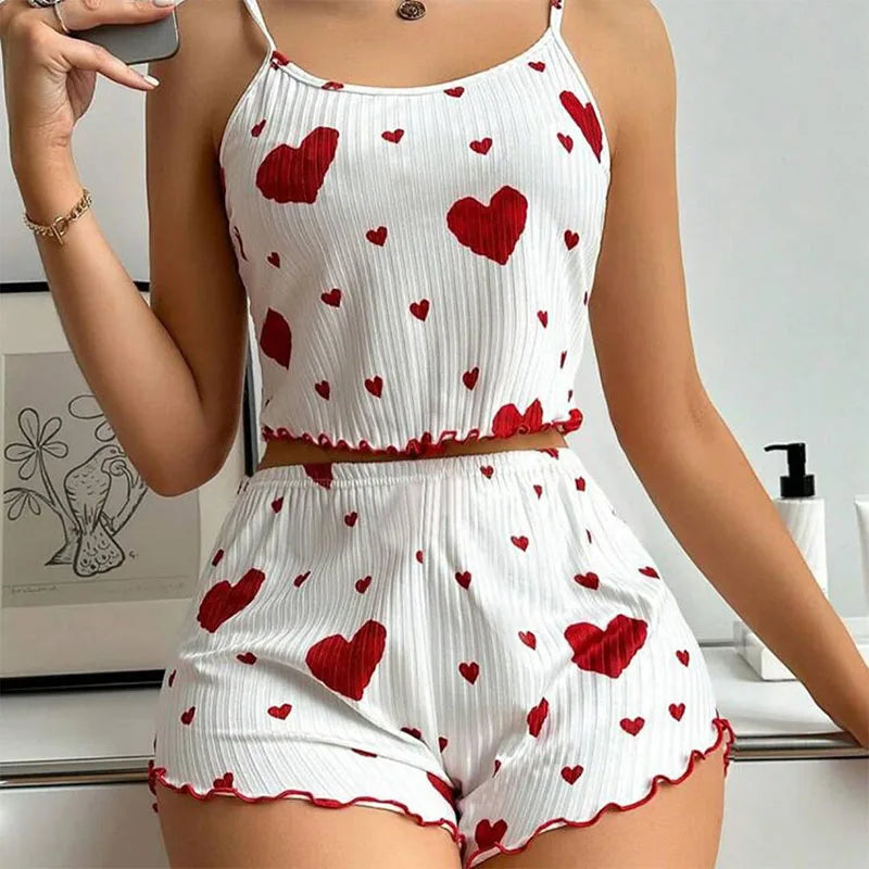 Women's Pajamas Set Sleepwear 2 PCS