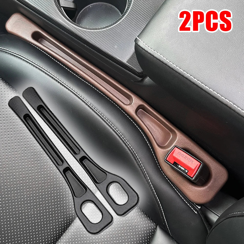 2Pcs Car Seat Gap Filler Seat Crevice Storage Box Bag