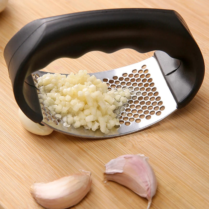 Stainless Steel Garlic Press Crusher