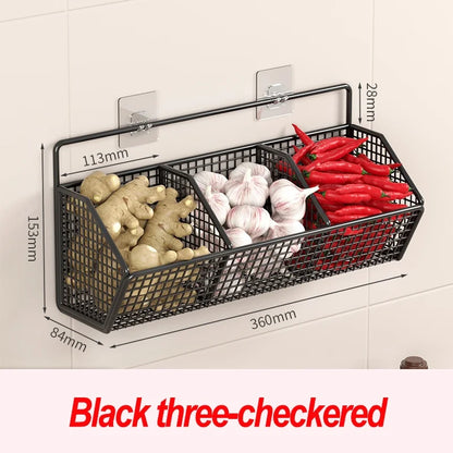 Wall Mounted Storage Rack Kitchen Shelf