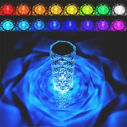 Rechargeable 16 Colors RGB Rose LED