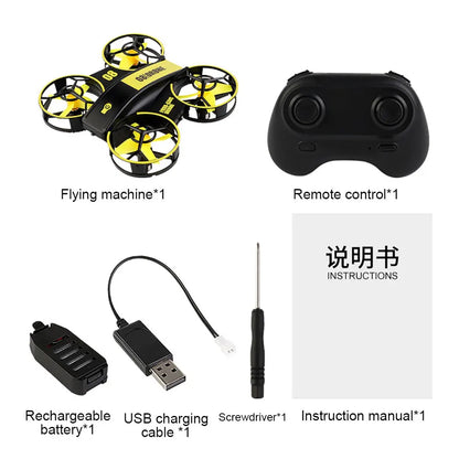 Mini RC Drone Helicopter Altitude Hold Quadcopter