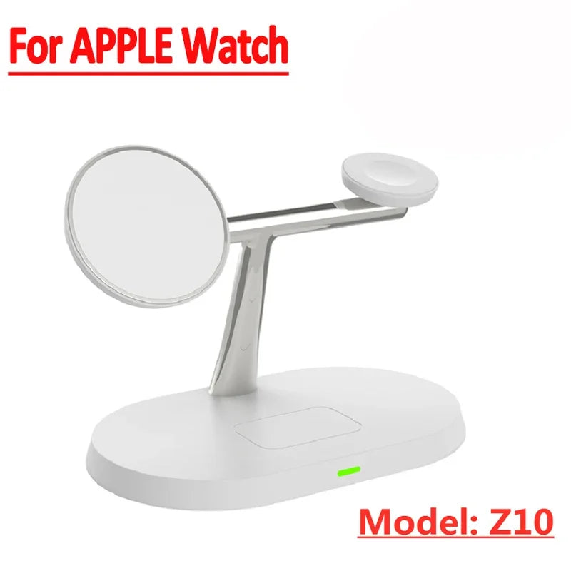 30W 3 in 1 Magnetic Wireless Charger Stand For Magsafe iPhone