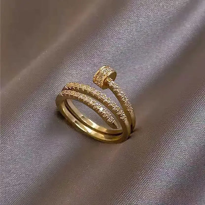 New Fashion Winding Screw Rings