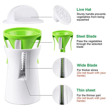 3 In 1 Spiralizer Vegetable Slicer