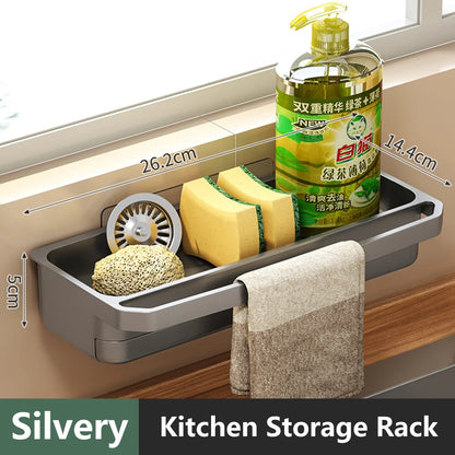 Kitchen Sink Organizer Drain Rack