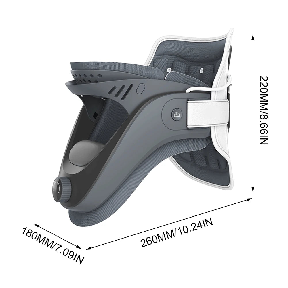 Cervical Neck Traction Device with Airbag Support