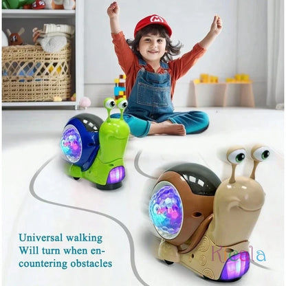 Baby Crawling Snail Toys With Music