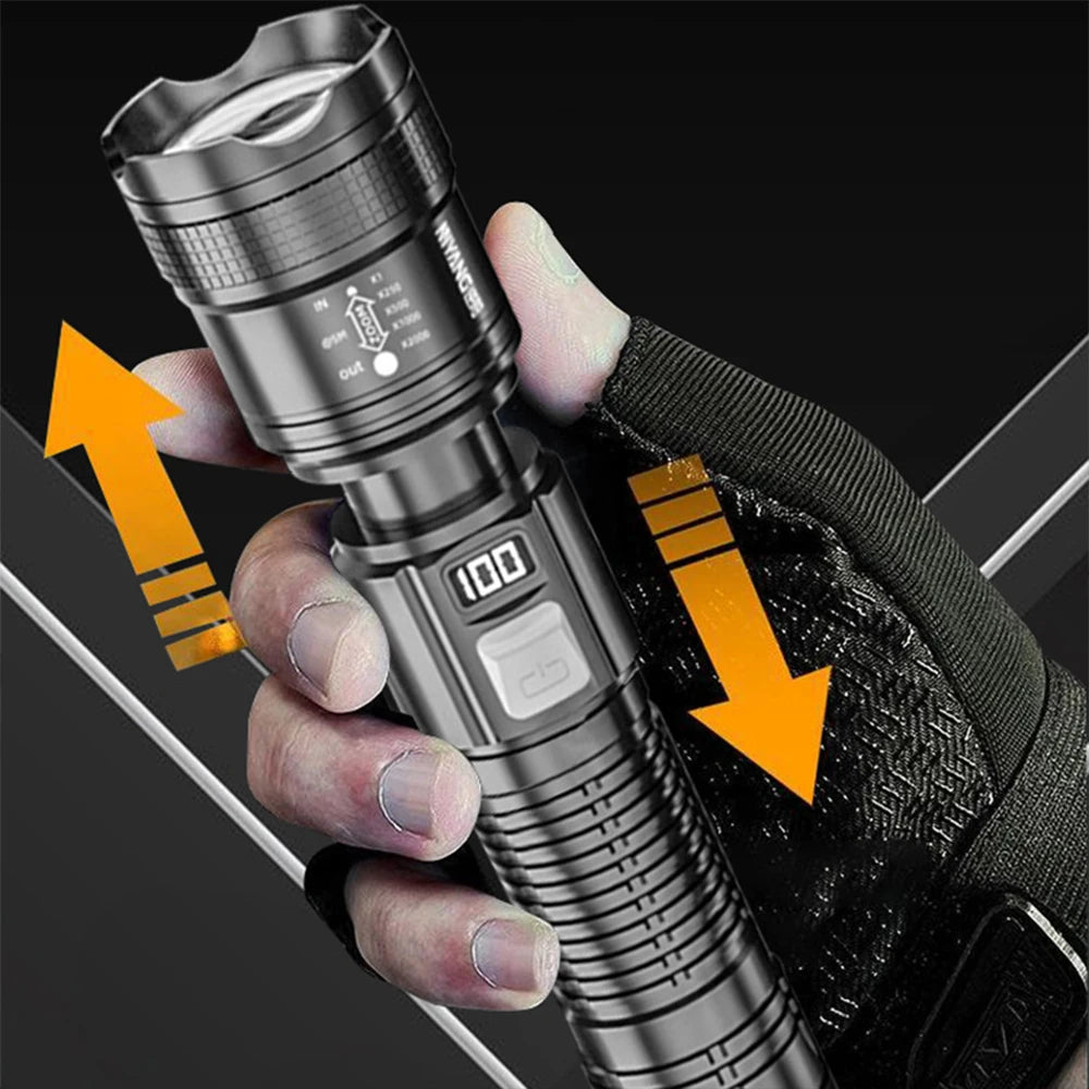 Super Bright Flashlight Built-in Battery