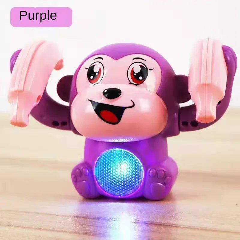 Baby Toys Electric Tumbling Monkey Light Music Puzzle Sound Tipping